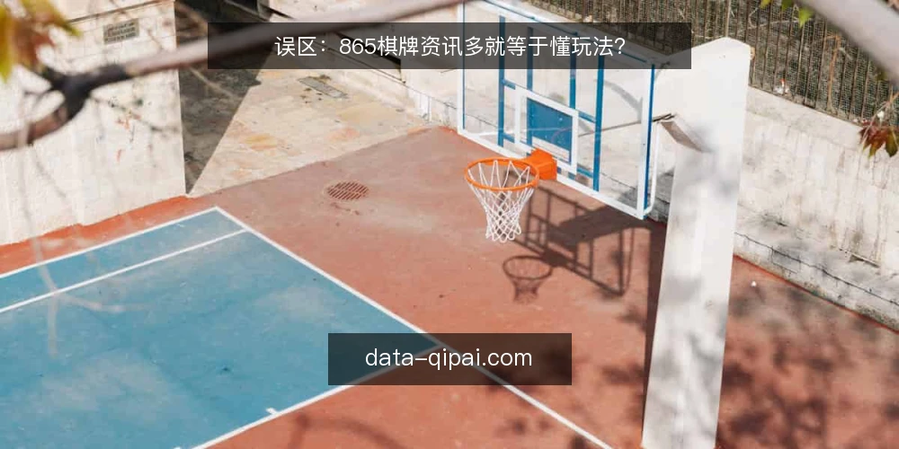 误区：865棋牌资讯多就等于懂玩法？ — 先厘清误区：资讯多不等于懂玩法 配图