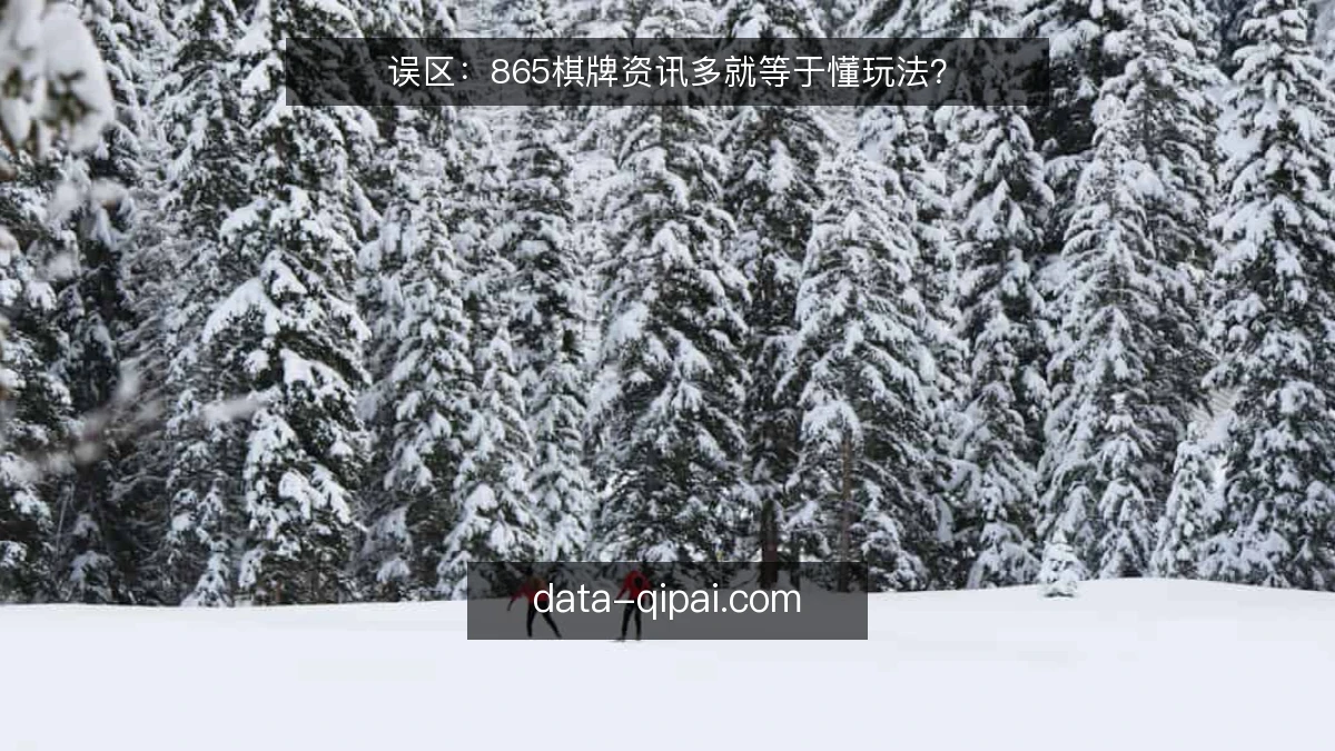 误区：865棋牌资讯多就等于懂玩法？